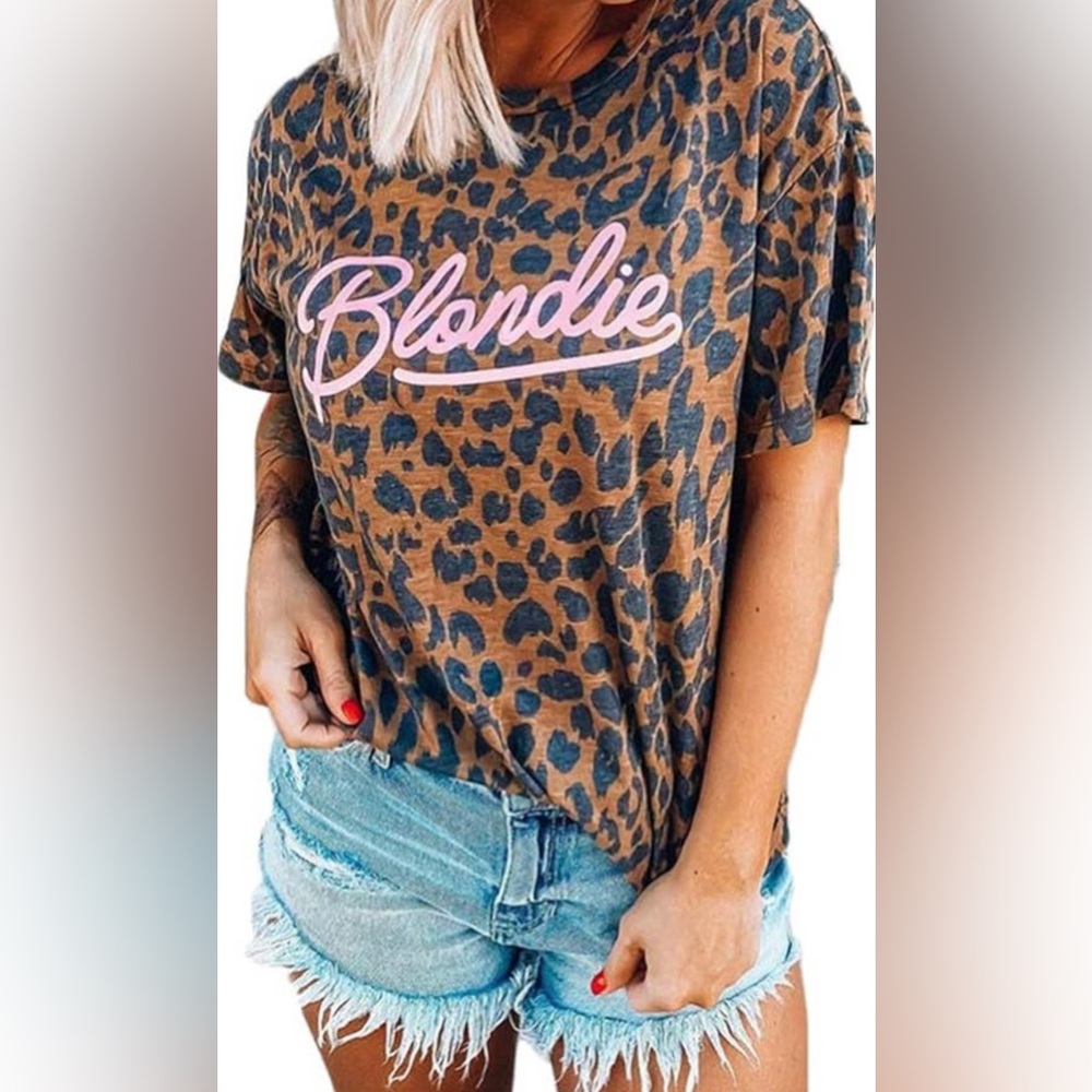 Leopard Boutique Blondie Tee Shirt